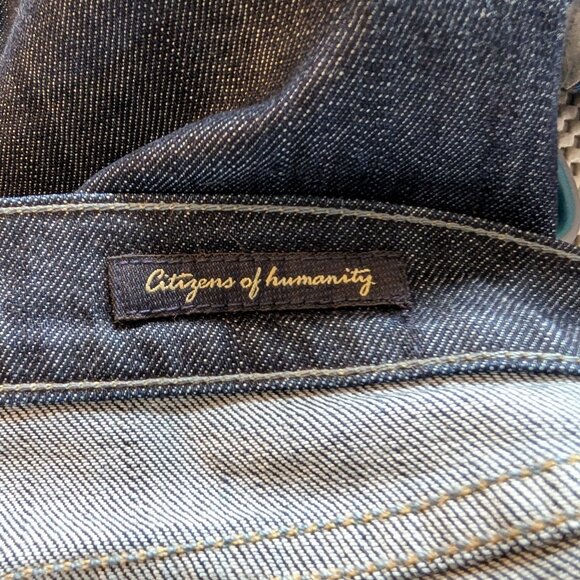 Citizens Of Humanity Amber #263 Stretch High Rise Boot Cut Jeans Size 32 Y2K - Picture 11 of 15